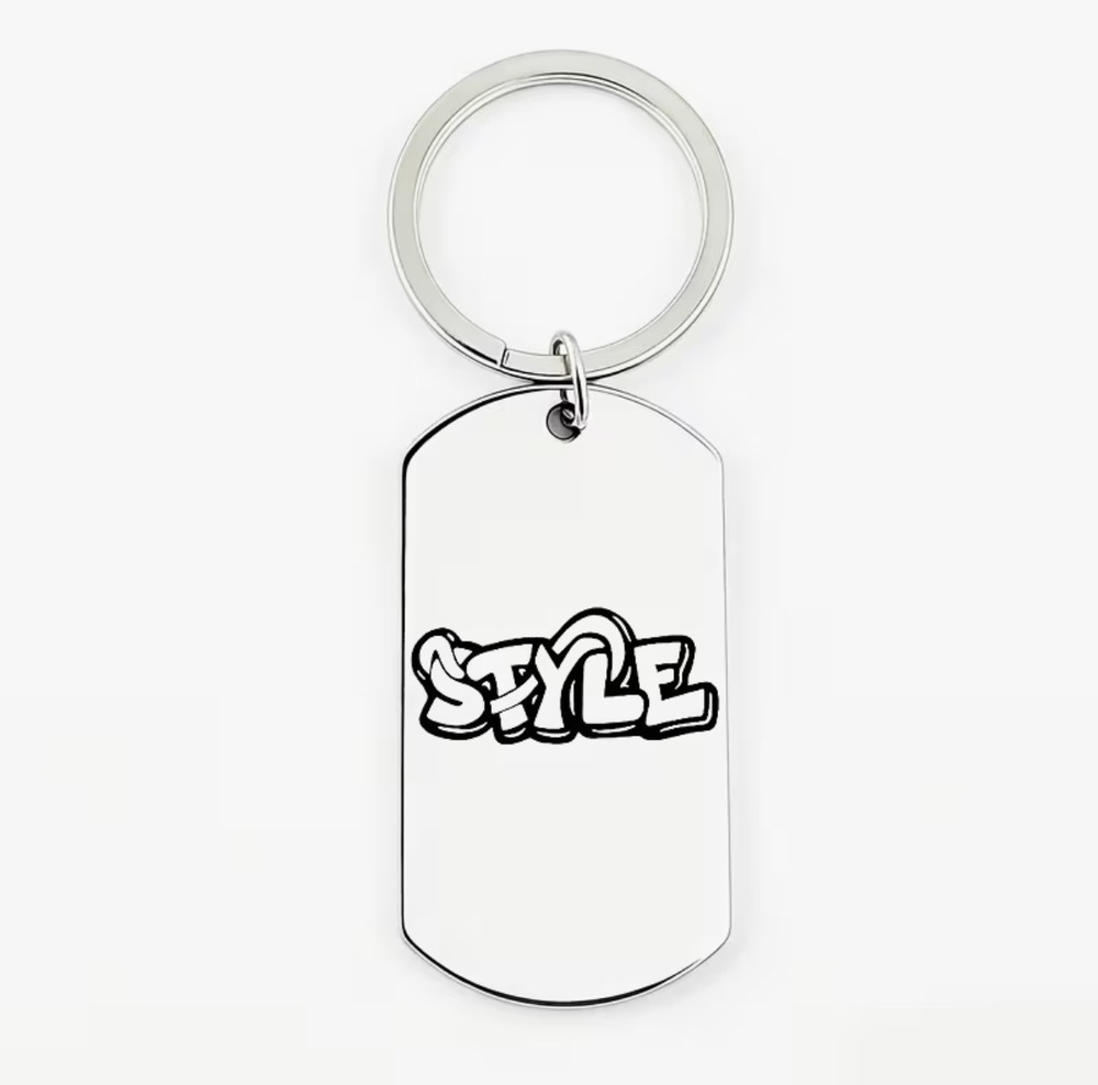 3/$25 STYLE Stainless Steel Keychain NEW